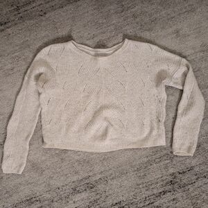 Anthropologie knitted crop sweater